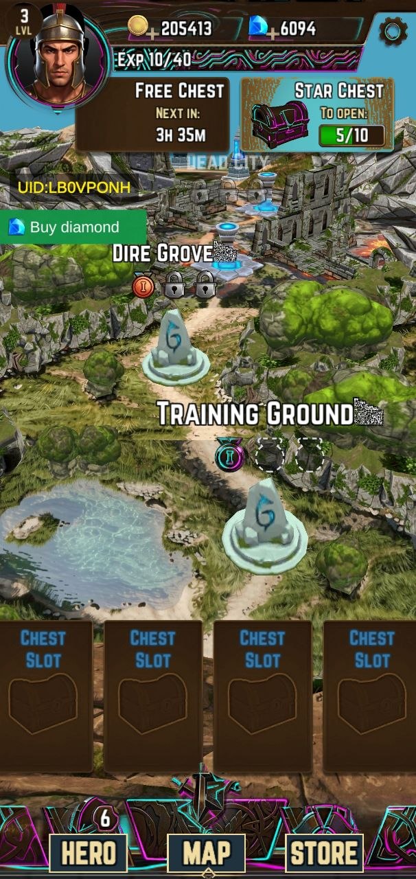 Tower of Valor game scene